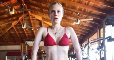 في الـ GYM ..شاهد ديان كروجر تستعيد جسدها الممشوق بعد الإنجاب