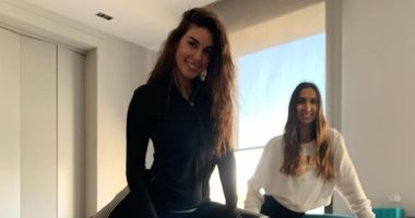 ياسمين صبرى تشارك متابعيها بصورة جديدة فى الجيم 