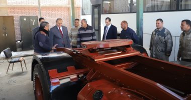 صور.. وزير القوى العاملة يتفقد تطوير وحدات التدريب المتنقلة بالجهود الذاتية