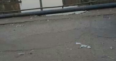 شكوى من تهالك كوبرى ميت نما بالقليوبية