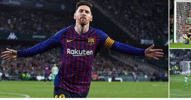 ليلة ميسي.. "الساحر" يبهر العالم بـ"هاتريك" ضد بيتيس ويمنح برشلونة مفتاح التتويج بلقب الدوري الإسباني.. البرغوث يقترب من جائزة "هداف الليجا".. القائد يعادل إنجاز إنييستا وخطوة واحدة تفصله عن معادلة رقم كاسياس
