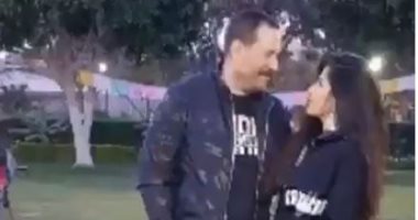 فيديو وصور.. زوجة ماجد المصرى تحتفل بعيد ميلاده برقصة ورسالة رومانسية