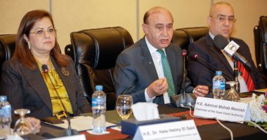 مميش: محور قناة السويس مستقبل التجارة العالمية.. وزيرة التخطيط: بفضل الإصلاحات حققنا أعلى معدل نمو فى 10 سنوات.. هالة السعيد: 170 مليار دولار احتياجات القارة الأفريقية لتنفيذ مشروعات البنية التحتية سنويا