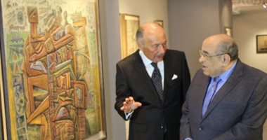 مصطفى الفقى: أعمال أحمد شيحة تؤكد تأثره بالطابع الحضارى المصرى 