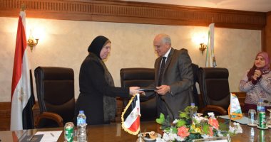 بروتوكول بين جهاز تنمية المشروعات ومحافظة الجيرزة لإنشاء خزان مياه بأرض اللواء