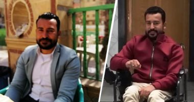 "مختار العبيدى" شعلة نشاط على كرسى متحرك وأيقونة ذوى الاحتياجات الخاصة بجامعة الفيوم.. يؤكد: أناقش رسالة الماجستير وأعزز ثقتى فى نفسى بإلغاء فكرة احتياجى للآخرين.. والدولة تهتم بنا وتدعمنا.. صور  