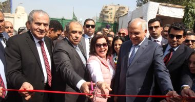 وزراء الزراعة والتموين والشباب يفتتحون معرض الزهور بحديقة الأورمان