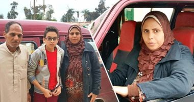صور.. "الأسطى أم وليد" أول سائقة سرفيس بالبحيرة.. اشترت ميكروباص للإنفاق على أسرتها.. وتؤكد: "اتعرضت للضرب من السواقين بسبب تحميل الركاب".. والرئيس السيسى جمد قلبى للعمل.. والمحافظ يوظفها كأول سائقة حكومية بمصر