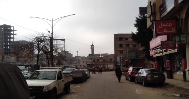 هطول أمطار متوسطة والغيوم تغطى سماء كفر الشيخ