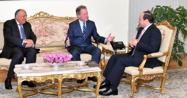 صور.. بسام راضى: السيسى يستقبل مدير برنامج الغذاء العالمى للأمم المتحدة