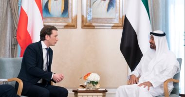 صور.. الشيخ محمد بن زايد يستقبل مستشار النمسا لبحث التعاون المشترك