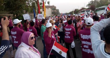 الشباب والرياضة تنظم مسيرة شبابية ضمن مهرجان التنشئة الوطنية الثانىي بالأقصر