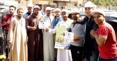 تحليل المياه واستطلاع رأى المواطنين عن الخدمة خلال الأسبوع المائى بالجيزة