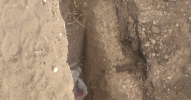 شكوى من تكسير مدخل قرية الطرفاية بالجيزة