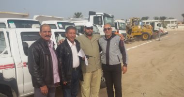 جنوب سيناء تجري تجربة اصطفاف المعدات لمواجهة الكوارث والأزمات