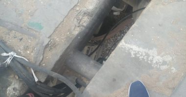 فتحة على دائرى المنيب فى الاتجاه المؤدى للمعادى.. والأهالى يناشدون إغلاقها