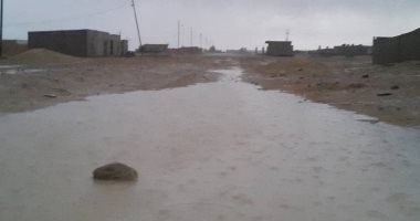 سقوط سيول محدودة بمناطق وسط سيناء