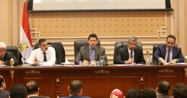"رياضة النواب" تلتقى رؤساء برلمانات الشباب بحضور أشرف صبحى.. صور 