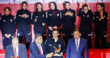 صور.. أية الشامى أفضل لاعبة ببطولة أفريقيا للطائرة.. وشروق فؤاد أحسن صانعة ألعاب