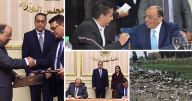 صور.. حلم تطهير مصرف كتشنر يصبح حقيقة.. وزير التنمية المحلية لـ"اليوم السابع": جار التنسيق لاستكمال وحدة إدارة مشروع تحسين نوعية المياه.. تعيين استشارى لبدء التنفيذ يوليو المقبل.. ومدة التنفيذ 5 سنوات