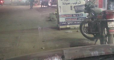 شكوى من اشغالات الطريق بمنطقة المساكن فيصل