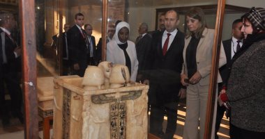جولة للرئيس البلغارى فى مسجد محمد على بالقلعة.. صور