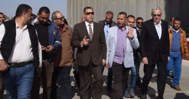 محافظ بنى سويف يتابع استعدادات الصوامع لموسم توريد القمح