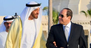 مصر والإمارات تكامل سياسى وتعاون اقتصادى ونموذج للعلاقات استراتيجية بناءة.. قمة مصرية – إماراتية ببرج العرب.. الجولان والتسوية السورية وملفات اقليمية شائكة على طاولة الرئيس السيسي وولى عهد أبو ظبى