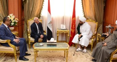  محافظ بورسعيد يستقبل الداعية الإسلامى الحبيب على الجفرى