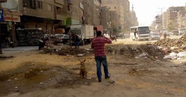 شكوى من إتلاف الرصف بالشارع الجديد فى شبرا الخيمة