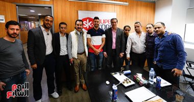 تريزيجيه يزور مقر "اليوم السابع".. صور