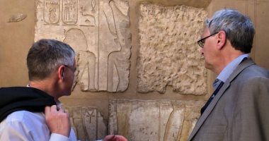 سفير ألمانيا يهنئ المعهد الألمانى بمرور 50 عاما على أعمال التنقيب بجزيرة فيلة 