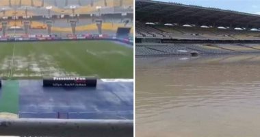 "امسك هبدة".. صورة مفبركة لغرق أرضية ستاد برج العرب قبل قمة الأهلى والزمالك