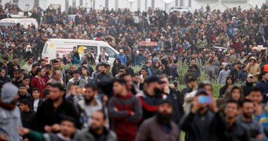 إصابة 16 فلسطينيا فى "مسيرات العودة" على حدود قطاع غزة