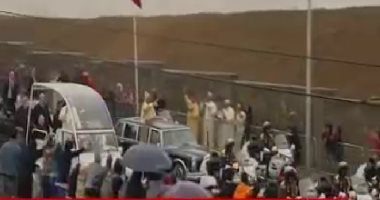 شاهد.. لحظة وصول البابا فرانسيس للمغرب فى أول زيارة له