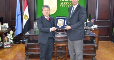  رئيس جامعة الاسكندرية يناقش مع وفد جامعة شنغهاي استعدادات إنشاء معهد كونفوشيوس