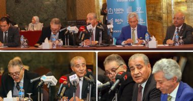 صور.. وزير التموين: أسعار السلع لن ترتفع بعد زيادة الحد الأدنى للأجور والمعاشات.. المصيلحى: "الرئيس يتابع ملف السلع ولو السعر ارتفع نصف جنيه بيسألنى".. ويؤكد: افتتاح 200 فرع لمعرض أهلا رمضان 20 إبريل
