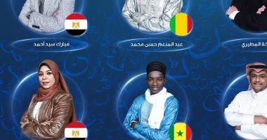 6 شعراء من 5 دول فى الحلقة الأخيرة من برنامج "أمير الشعراء"
