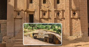 "لاليبيلا".. أسطورة كنيسة يزعم الإثيوبيون نحت الجن لها فى الجبل.. آلاف المسيحيين يحجون إليها سنويًا لرؤية تابوت العهد.. واتفاق فرنسى ـ إثيوبى لحمايتها من النحت والتآكل.. اليونسكو تعتمدها ضمن التراث العالمى