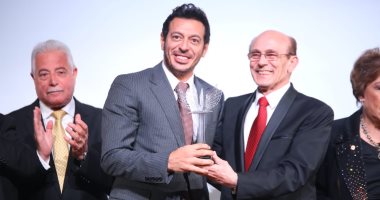 مؤتمر صحفى لمصطفى شعبان عقب تكريمه بمهرجان شرم الشيخ للمسرح الشبابى