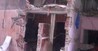 سقوط أجزاء من عقار قديم بحى الجمرك فى الإسكندرية دون وقوع إصابات