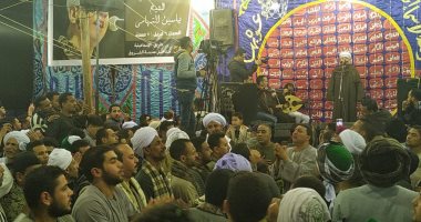 الشيخ ياسين التهامى يبدأ وصلته بمولد الإمام الحسين