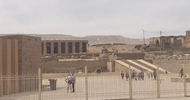 وزير الآثار يتفقد معبد سيتى الأول فى سوهاج.. تعرف عليه
