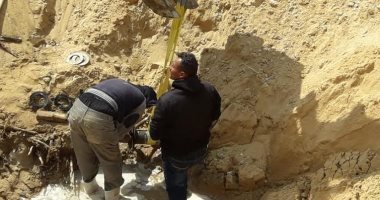 "مياه القناة" تنهى أعمال تطهير الشبكات وإصلاح خط المياه العكرة بالمستقبل