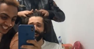 فيديو وصور.. محمد إمام ونجوم "هوجان" فى أجواء كوميدية بكواليس تصوير المسلسل