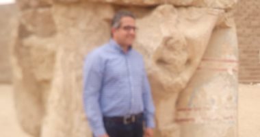 خالد العنانى يتفقد منطقة أبو حمد بسوهاج.. وزيرى:خامس أضخم المعابد في مصر