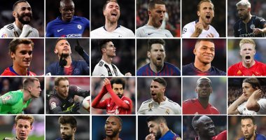 محمد صلاح يتفوق على جريزمان وبنزيما فى سباق أفضل 25 لاعباً بالعالم