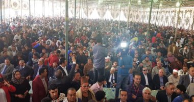 "صور" بحضور الألاف.. مؤتمر جماهيرى حاشد حول التعديلات الدستورية بكفر الدوار