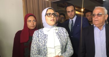 وزيرة الصحة تتفقد مستشفى الزهور المركزى فى بورسعيد