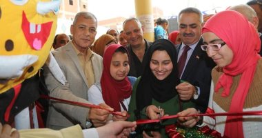 محافظ المنوفية يشهد المعرض السنوى الختامى للأنشطة التربوية ببركة السبع 